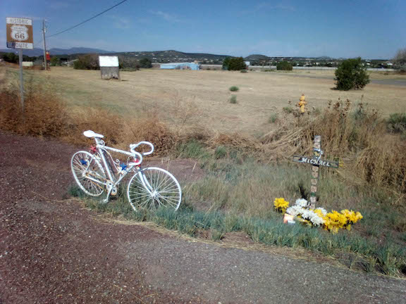 Michael Wolff ghost bike