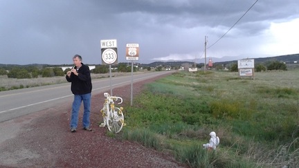 Michael Wolff ghost bike